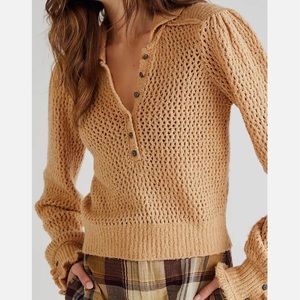 WE THE FREE ☮️ snowdrift pullover